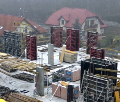 Prace na budowie 'Wille Jana' - Mosty Łódź S.A.