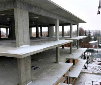 Prace na budowie 'Wille Jana' - Mosty Łódź S.A.