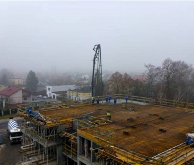 Prace na budowie 'Wille Jana' - Mosty Łódź S.A.