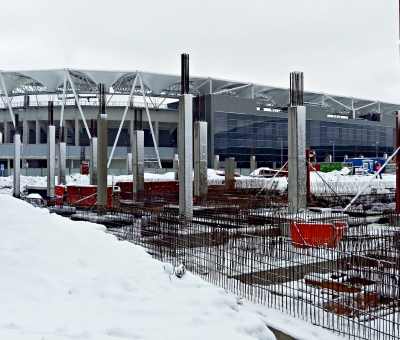 Bauarbeiten im Winter - Mosty Łódź S.A.