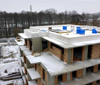 Prace na budowie 'Wille Jana' - Mosty Łódź S.A.