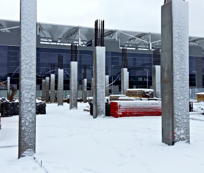 Winter construction work - Mosty Łódź S.A.