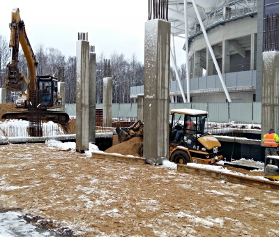 Winter construction work - Mosty Łódź S.A.