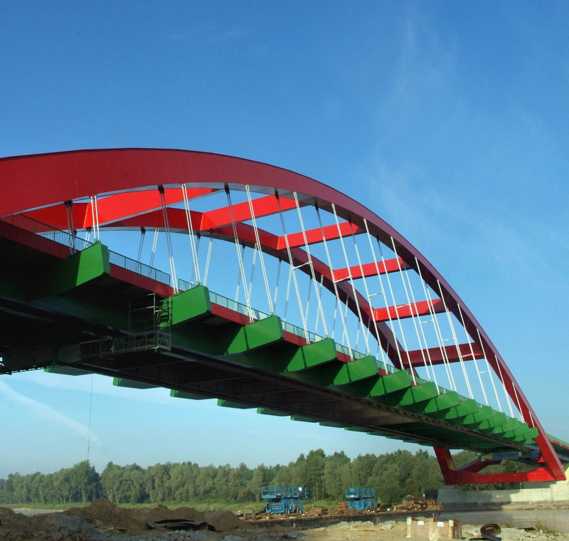 Weichselbrücke in Puławy - Mosty Łódź S.A.