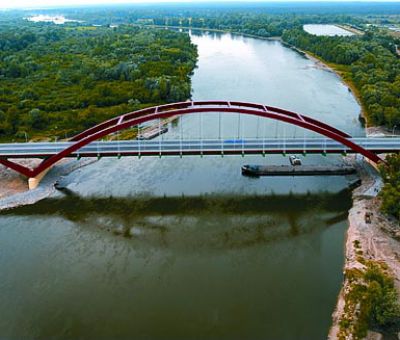 Weichselbrücke in Puławy - Mosty Łódź S.A.