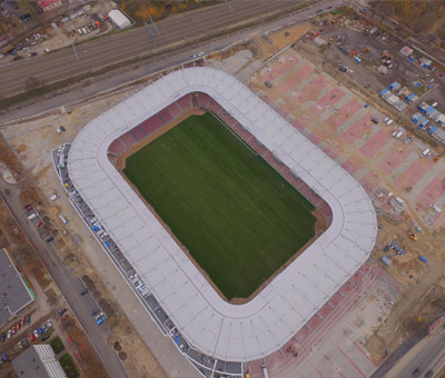 Stadion von Widzew - Mosty Łódź S.A.