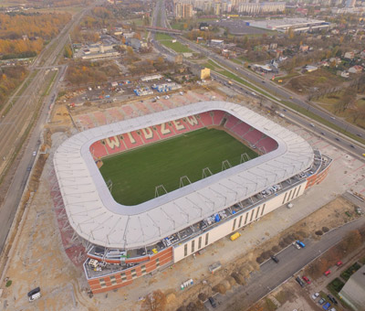 Stadion von Widzew - Mosty Łódź S.A.