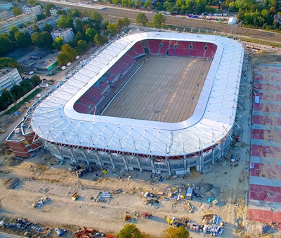 Stadion von Widzew - Mosty Łódź S.A.