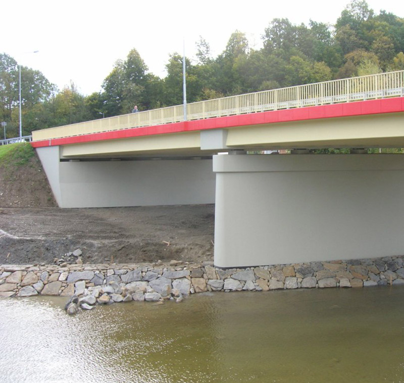 Brücke über dem Fluss Wisłok in Besko - Mosty Łódź S.A.