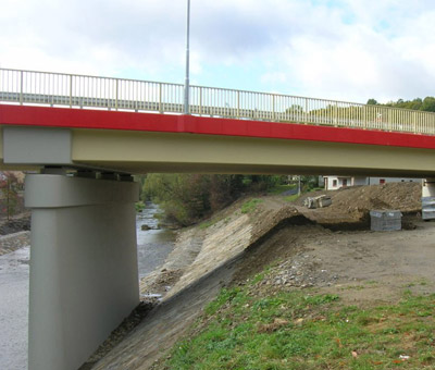 Brücke über dem Fluss Wisłok in Besko - Mosty Łódź S.A.