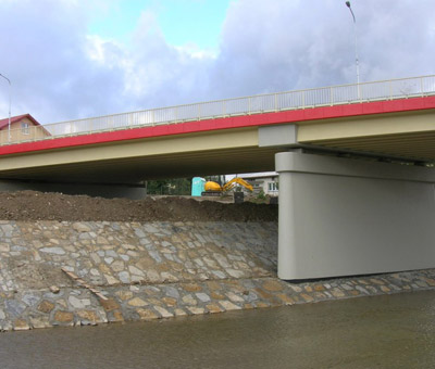 Brücke über dem Fluss Wisłok in Besko - Mosty Łódź S.A.