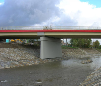 Brücke über dem Fluss Wisłok in Besko - Mosty Łódź S.A.