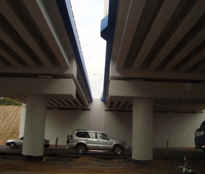 Engineering structures over National Road No. 1 - Mosty Łódź S.A.