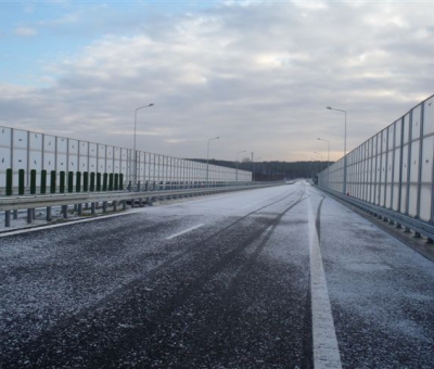 Technische Bauwerke über der Schnellstraße 74 - Mosty Łódź S.A.