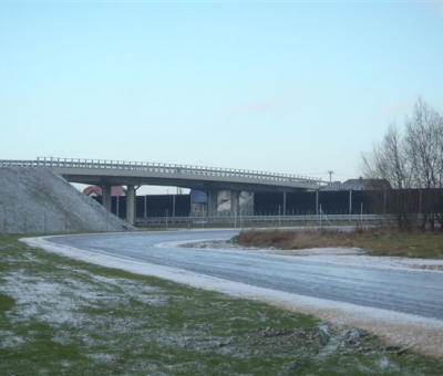 Technische Bauwerke über der Schnellstraße 74 - Mosty Łódź S.A.