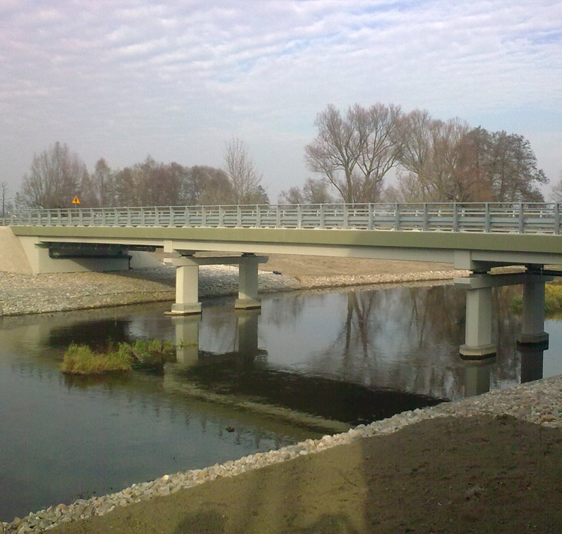 Most na rzece Bzura w Strugienicach - Mosty Łódź S.A.