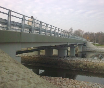 Most na rzece Bzura w Strugienicach - Mosty Łódź S.A.
