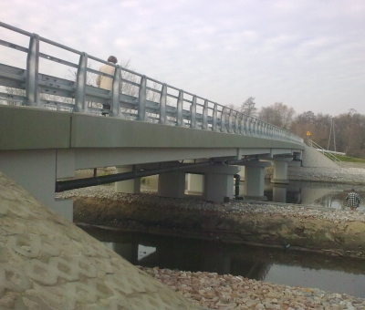 Bridge on the Bzura River in Strugienice - Mosty Łódź S.A.