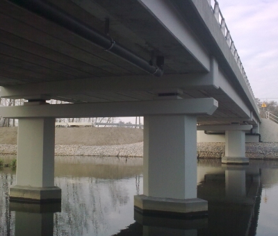 Brücke über den Fluss Bzura in Strugienice - Mosty Łódź S.A.