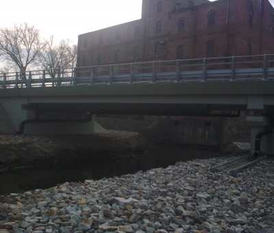 Brücke über den Fluss Bzura in Strugienice - Mosty Łódź S.A.
