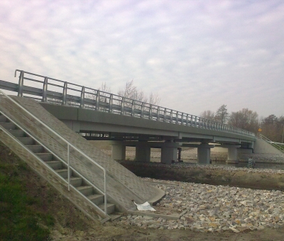 Brücke über den Fluss Bzura in Strugienice - Mosty Łódź S.A.