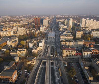 Trasa (Straße) W-Z - Mosty Łódź S.A.